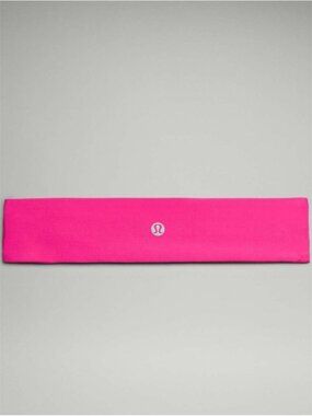 Lululemon Hot pink Magenta Cotton Non-Slip Grip Yoga Running Active Headband